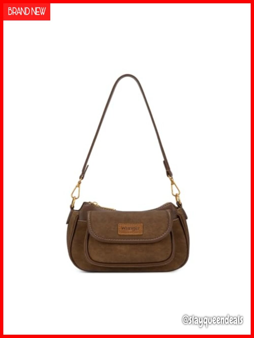 PU leather small shoulder bag with detachable straps